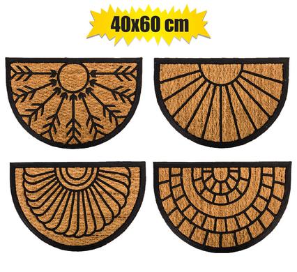HALF MOON RUBBER DOORMAT 40x60cm