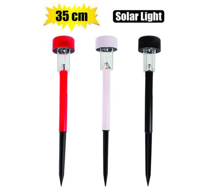 SOLAR GARDEN LIGHT 35cm PLASTIC