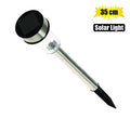 SOLAR GARDEN LIGHT 35cm S/STEEL