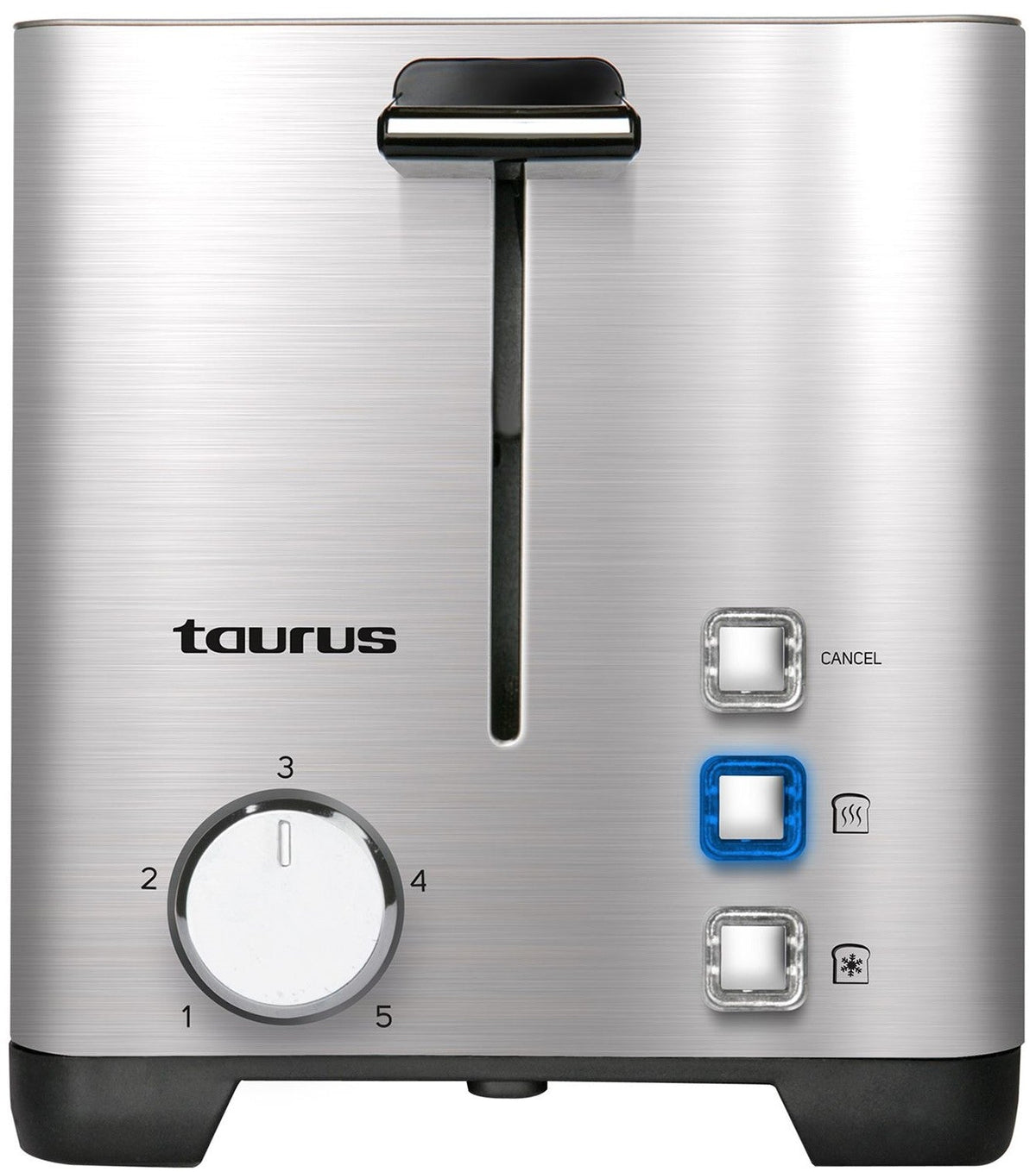 Taurus 850W 2 Slice Brushed Stainless Steel Toaster